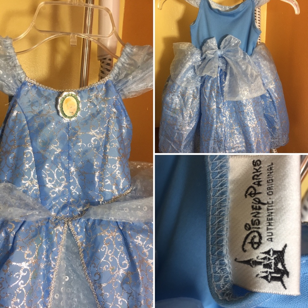 NEW. DISNEY.  ORIGINAL PRINCESS DRESS